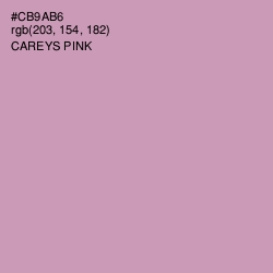 #CB9AB6 - Careys Pink Color Image